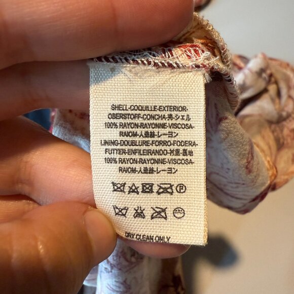 Free People Women 10 Ossie Vibes Tunic Dress Paisley Bell Sleeve Floral Mini - Picture 7 of 11